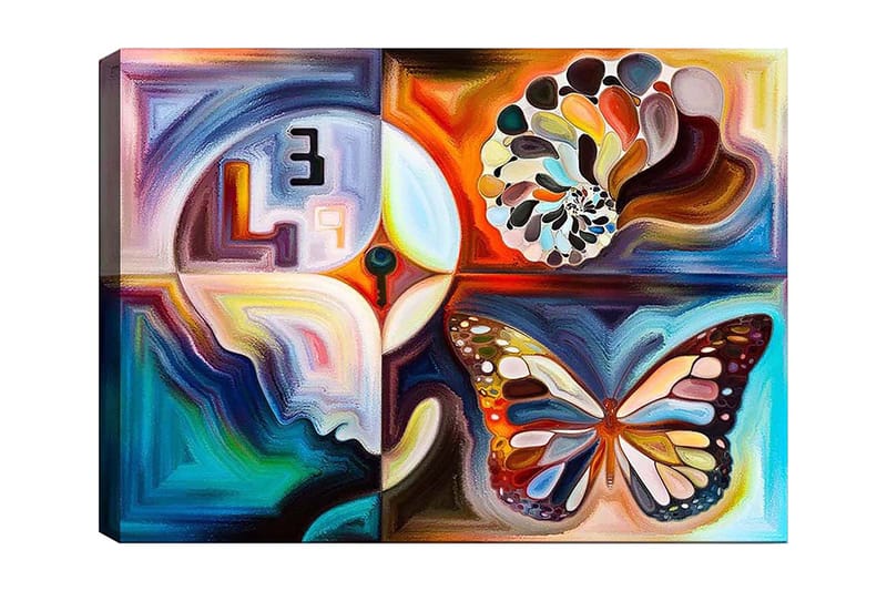 DEKORATIV CANVASTAVLA 70x100 cm Flerfärgad - Inredning & dekor - Tavlor & konst - Canvastavla