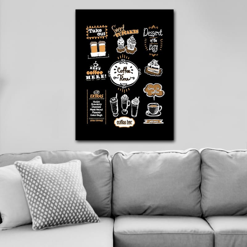 DEKORATIV CANVASTAVLA 70x100 cm Flerfärgad - Inredning & dekor - Tavlor & konst - Canvastavla