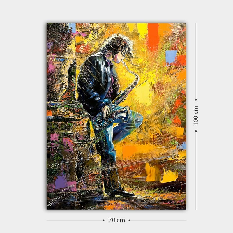DEKORATIV CANVASTAVLA 70x100 cm Flerfärgad - Inredning & dekor - Tavlor & konst - Canvastavla