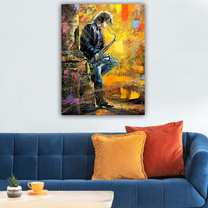 DEKORATIV CANVASTAVLA 70x100 cm Flerfärgad - Inredning & dekor - Tavlor & konst - Canvastavla