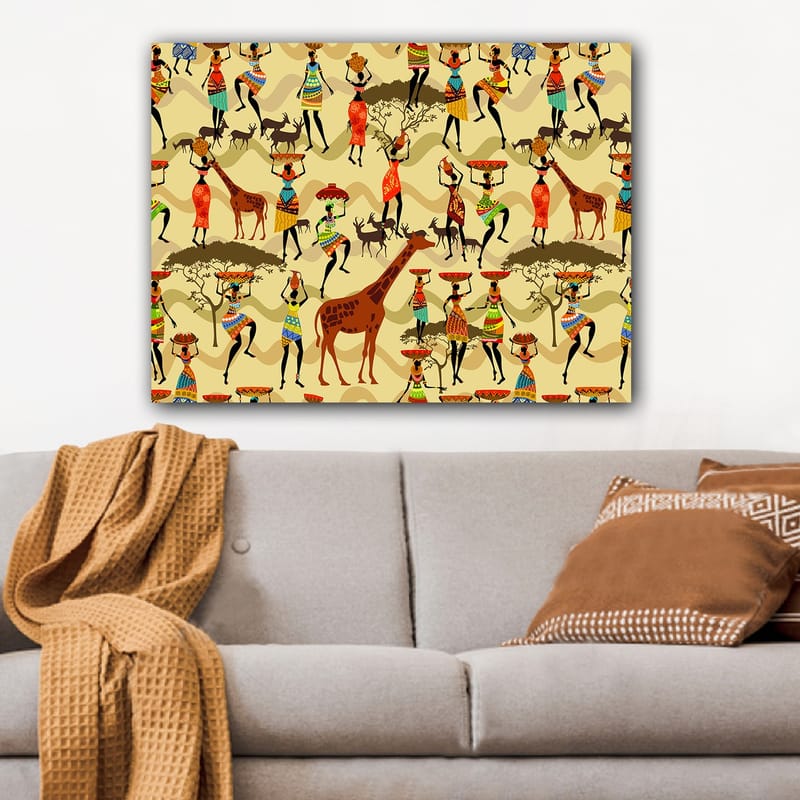 DEKORATIV CANVASTAVLA 70x100 cm Flerfärgad - Inredning & dekor - Tavlor & konst - Canvastavla