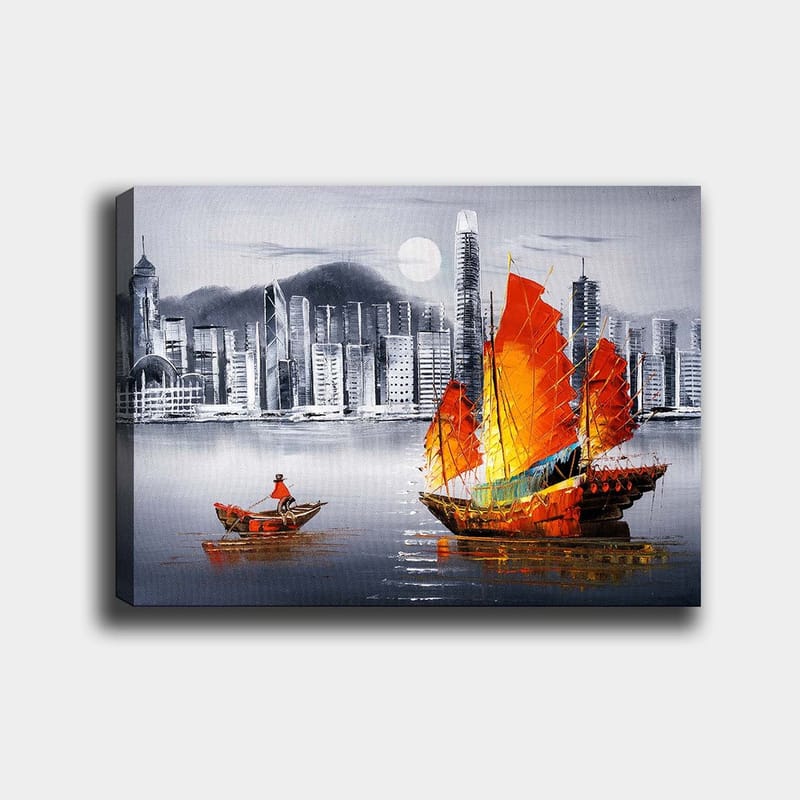 DEKORATIV CANVASTAVLA 70x100 cm Flerfärgad - Inredning & dekor - Tavlor & konst - Canvastavla