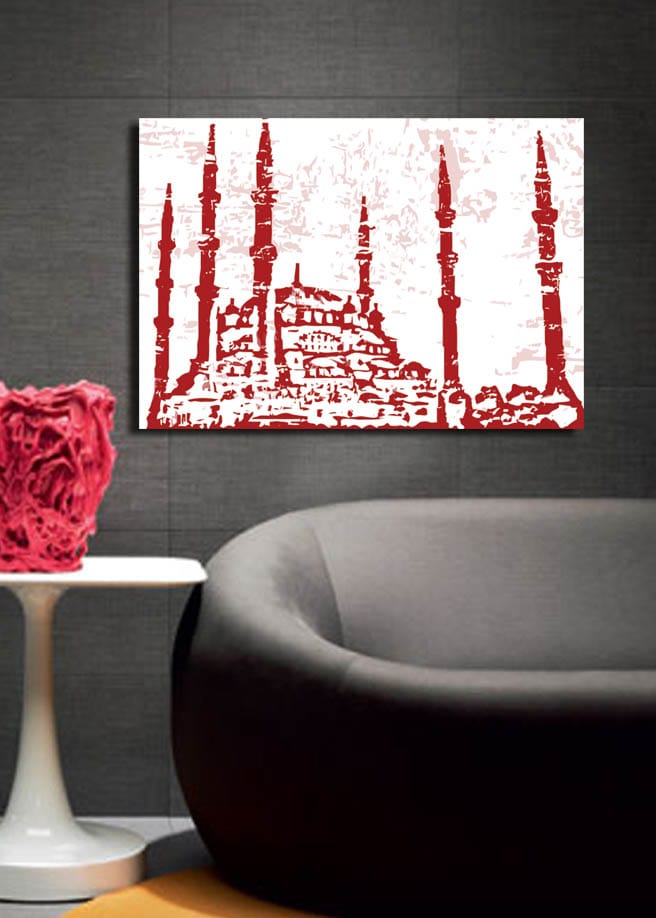DEKORATIV CANVASTAVLA 70x100 cm Flerfärgad - Inredning & dekor - Tavlor & konst - Canvastavla