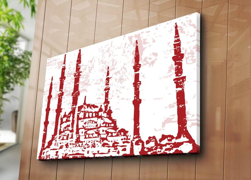 DEKORATIV CANVASTAVLA 70x100 cm Flerfärgad - Inredning & dekor - Tavlor & konst - Canvastavla