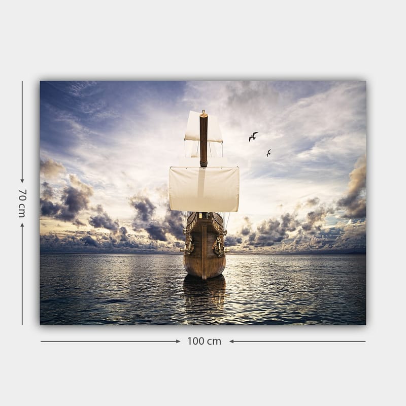 DEKORATIV CANVASTAVLA 70x100 cm Flerfärgad - Inredning & dekor - Tavlor & konst - Canvastavla