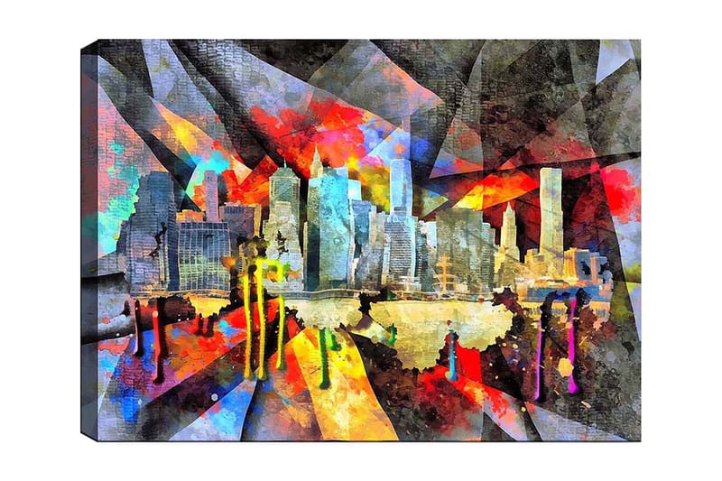 DEKORATIV CANVASTAVLA 70x100 cm Flerfärgad - Inredning & dekor - Tavlor & konst - Canvastavla