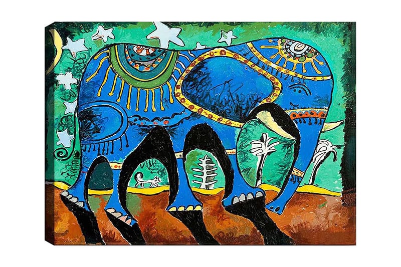 DEKORATIV CANVASTAVLA 70x100 cm Flerfärgad