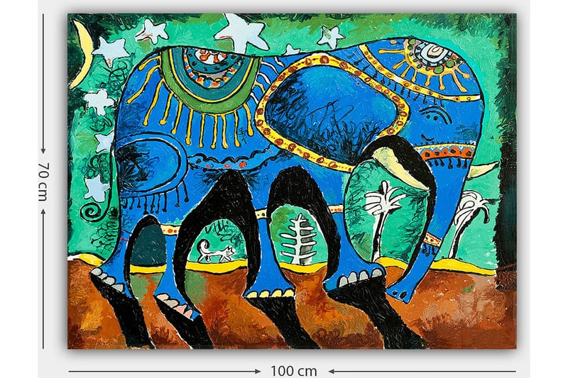 DEKORATIV CANVASTAVLA 70x100 cm Flerfärgad - Inredning & dekor - Tavlor & konst - Canvastavla