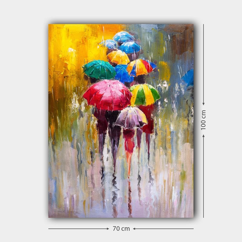 DEKORATIV CANVASTAVLA 70x100 cm Flerfärgad - Inredning & dekor - Tavlor & konst - Canvastavla