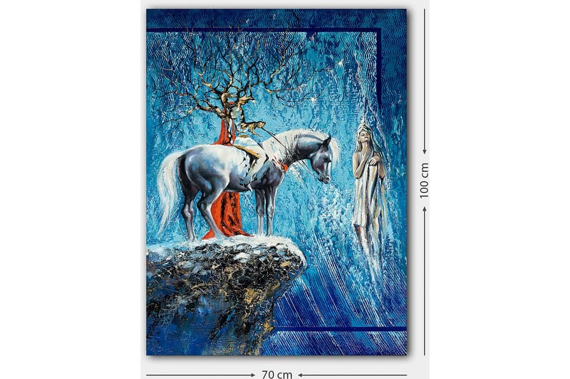 DEKORATIV CANVASTAVLA 70x100 cm Flerfärgad - Inredning & dekor - Tavlor & konst - Canvastavla