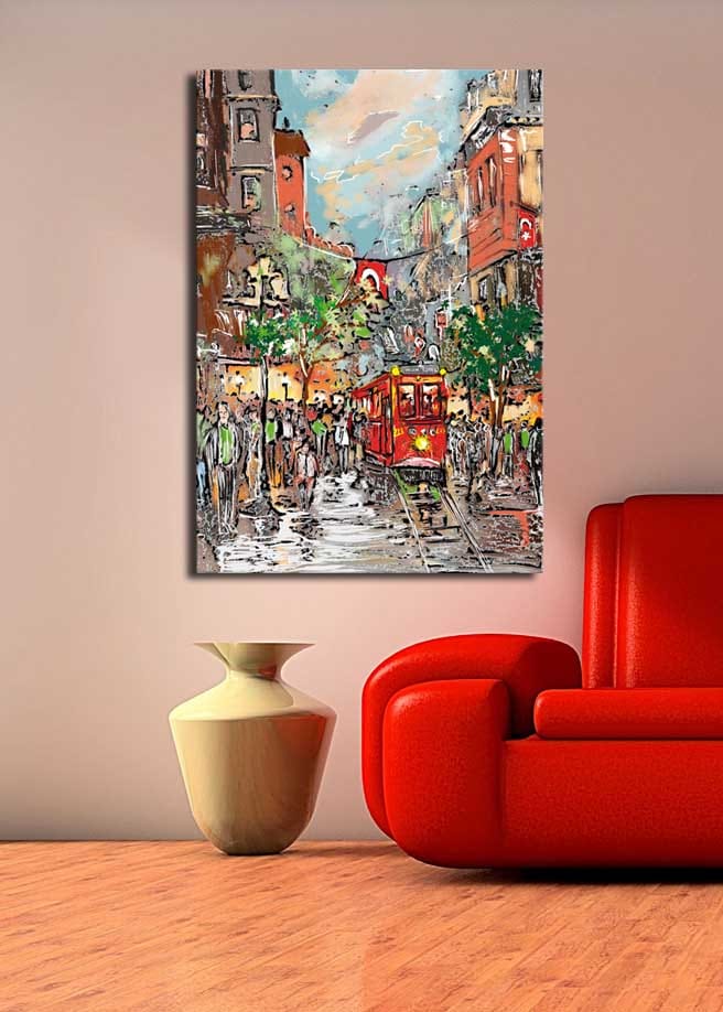 DEKORATIV CANVASTAVLA 70x100 cm Flerfärgad - Inredning & dekor - Tavlor & konst - Canvastavla