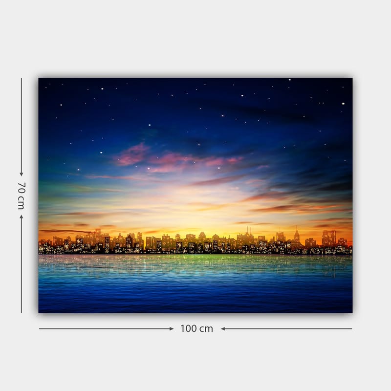 DEKORATIV CANVASTAVLA 70x100 cm Flerfärgad - Inredning & dekor - Tavlor & konst - Canvastavla