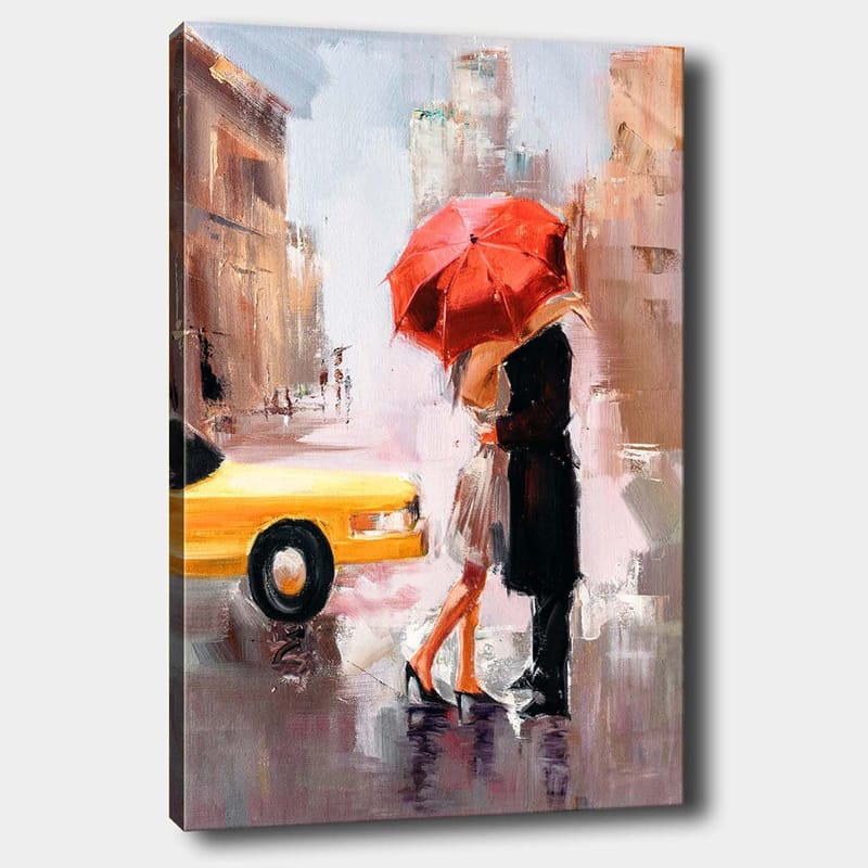 DEKORATIV CANVASTAVLA 70x100 cm Flerfärgad - Inredning & dekor - Tavlor & konst - Canvastavla