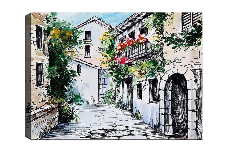 DEKORATIV CANVASTAVLA 70x100 cm Flerfärgad - Inredning & dekor - Tavlor & konst - Canvastavla