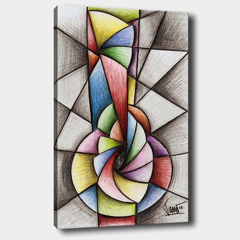 DEKORATIV CANVASTAVLA 70x100 cm Flerfärgad - Inredning & dekor - Tavlor & konst - Canvastavla