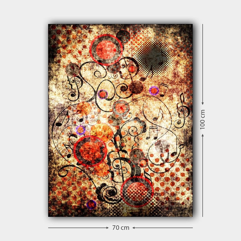 DEKORATIV CANVASTAVLA 70x100 cm Flerfärgad - Inredning & dekor - Tavlor & konst - Canvastavla