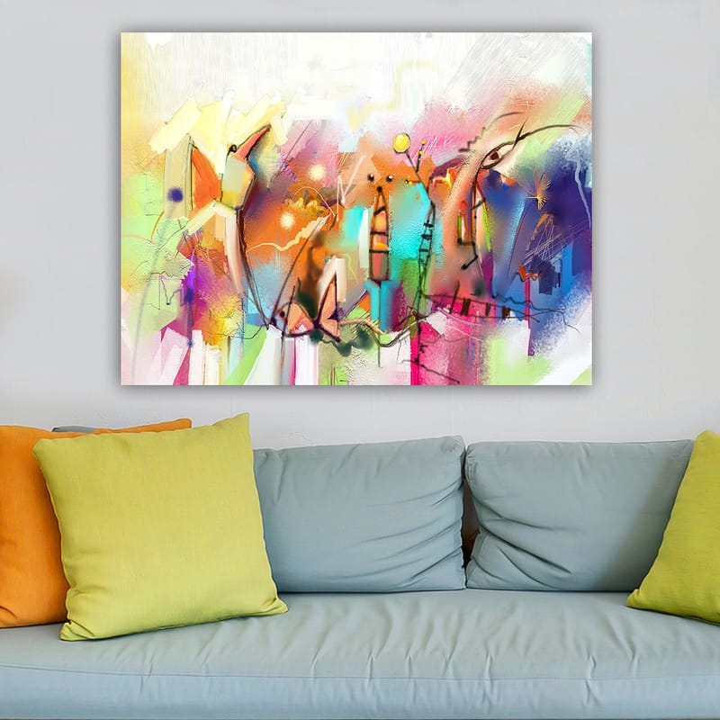 DEKORATIV CANVASTAVLA 70x100 cm Flerfärgad - Inredning & dekor - Tavlor & konst - Canvastavla