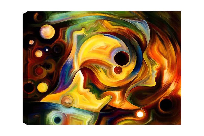 DEKORATIV CANVASTAVLA 70x100 cm Flerfärgad - Inredning & dekor - Tavlor & konst - Canvastavla