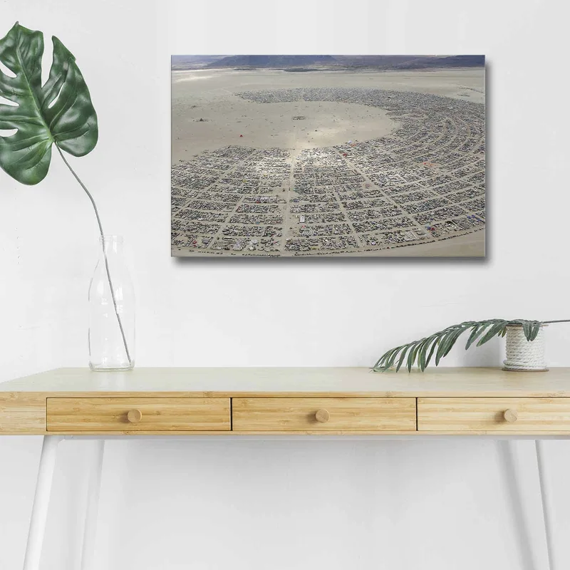 Dekorativ Canvastavla med LED 45x70 cm, Flerfärgad