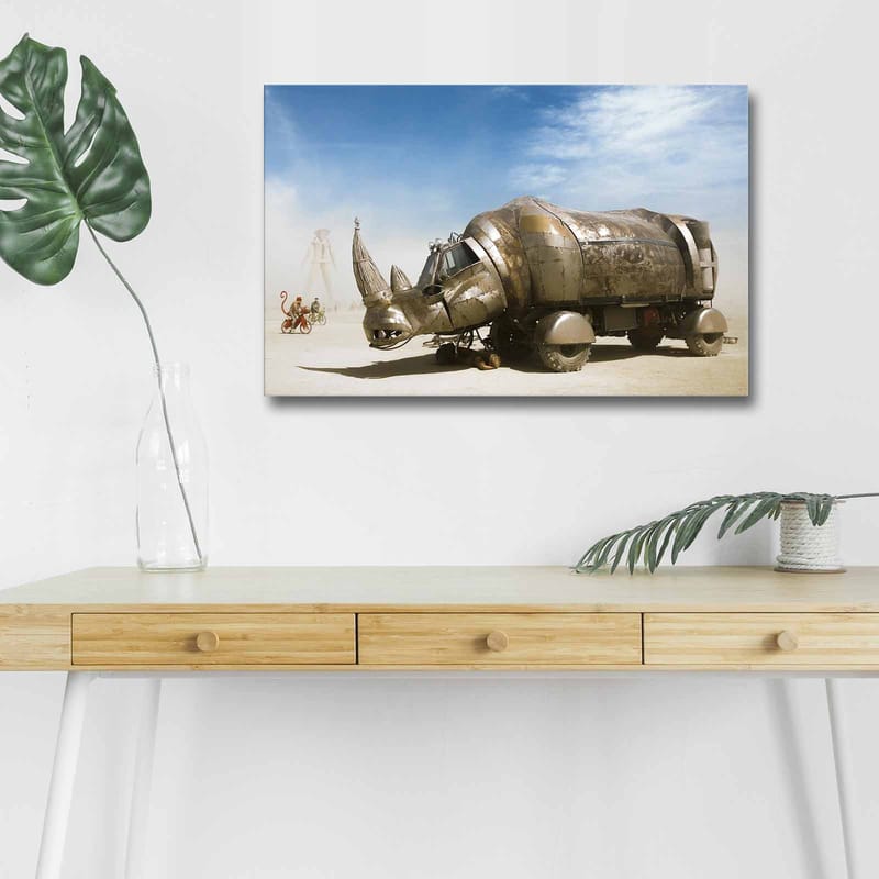 DEKORATIV CANVASTAVLA med LED 45x70 cm Flerfärgad - Inredning & dekor - Tavlor & konst - Canvastavla