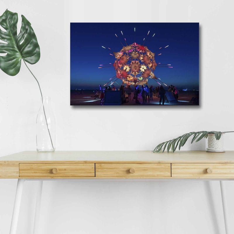 DEKORATIV CANVASTAVLA med LED 45x70 cm Flerfärgad - Inredning & dekor - Tavlor & konst - Canvastavla