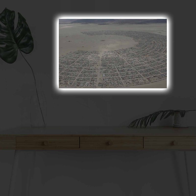 Dekorativ Canvastavla med LED 45x70 cm - Flerfärgad - Inredning & dekor - Tavlor & konst - Canvastavla