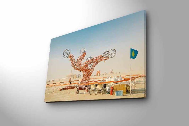 Dekorativ Canvastavla med LED 45x70 cm - Flerfärgad - Inredning & dekor - Tavlor & konst - Canvastavla