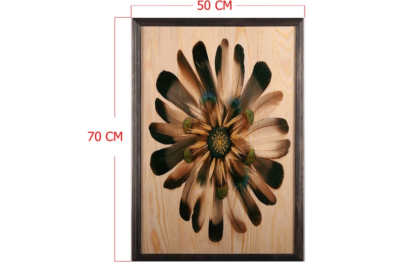 DEKORATIV INRAMAD målning 50x70 cm - Inredning & dekor - Tavlor & konst - Canvastavla