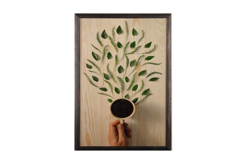 DEKORATIV INRAMAD målning 50x70 cm - Inredning & dekor - Tavlor & konst - Canvastavla