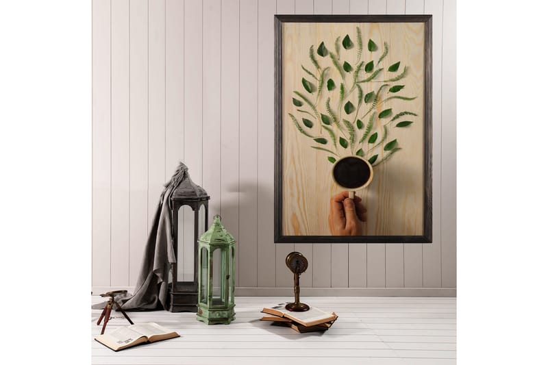 DEKORATIV INRAMAD målning 50x70 cm - Inredning & dekor - Tavlor & konst - Canvastavla