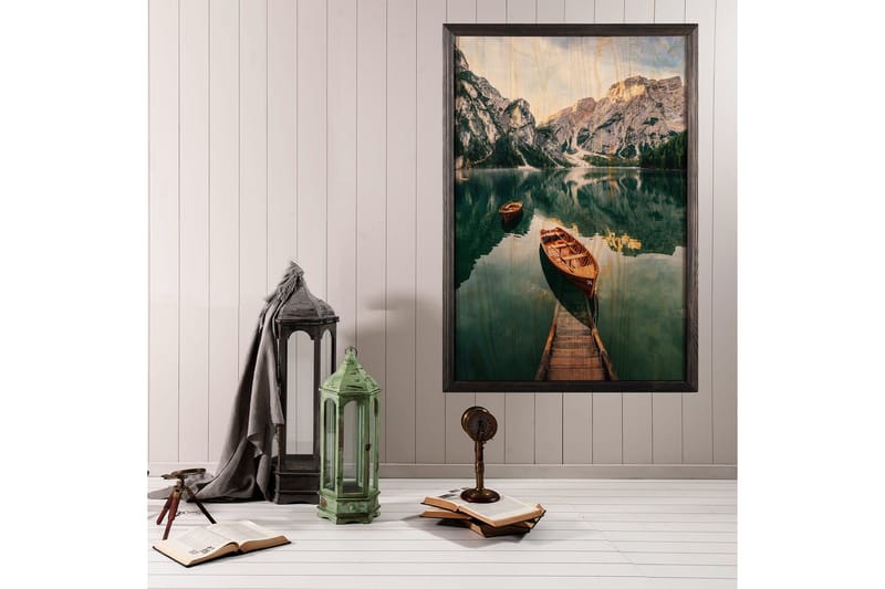 DEKORATIV INRAMAD målning 50x70 cm - Inredning & dekor - Tavlor & konst - Canvastavla