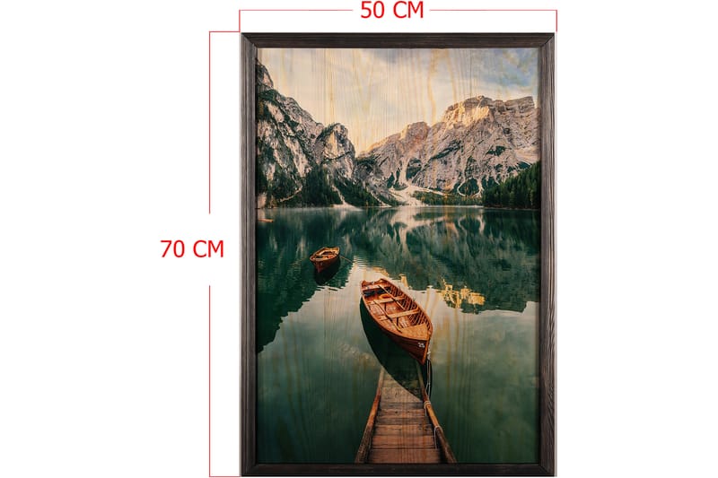 DEKORATIV INRAMAD målning 50x70 cm - Inredning & dekor - Tavlor & konst - Canvastavla