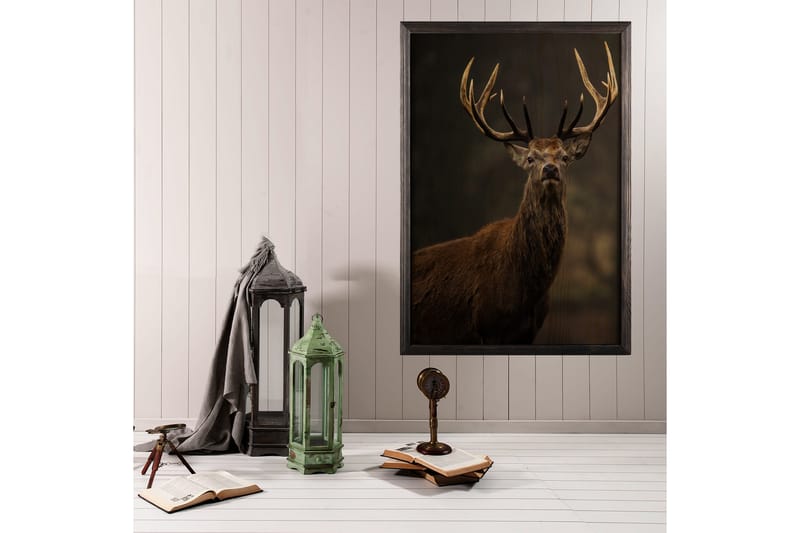DEKORATIV INRAMAD målning 50x70 cm - Inredning & dekor - Tavlor & konst - Canvastavla