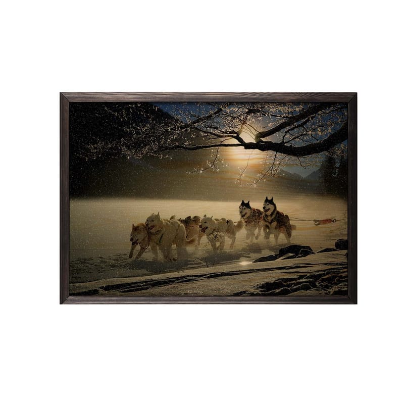 DEKORATIV INRAMAD målning 50x70 cm - Inredning & dekor - Tavlor & konst - Canvastavla