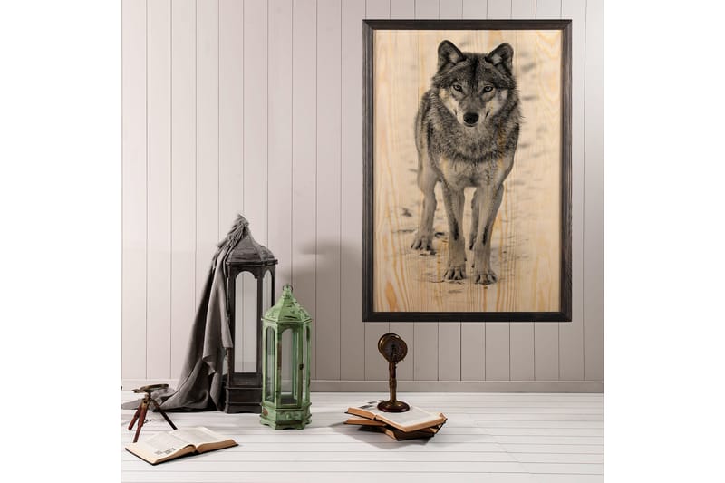 DEKORATIV INRAMAD målning 50x70 cm - Inredning & dekor - Tavlor & konst - Canvastavla