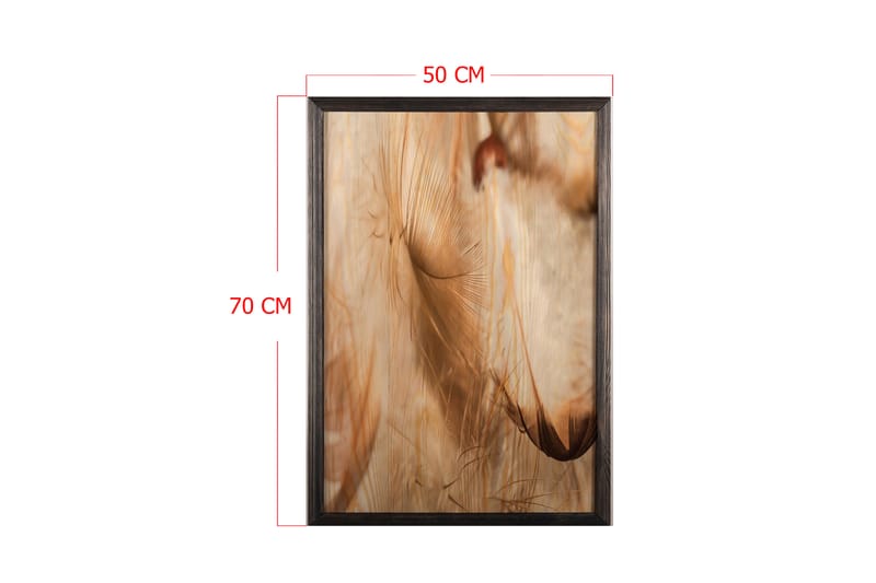 DEKORATIV INRAMAD målning 50x70 cm - Inredning & dekor - Tavlor & konst - Canvastavla