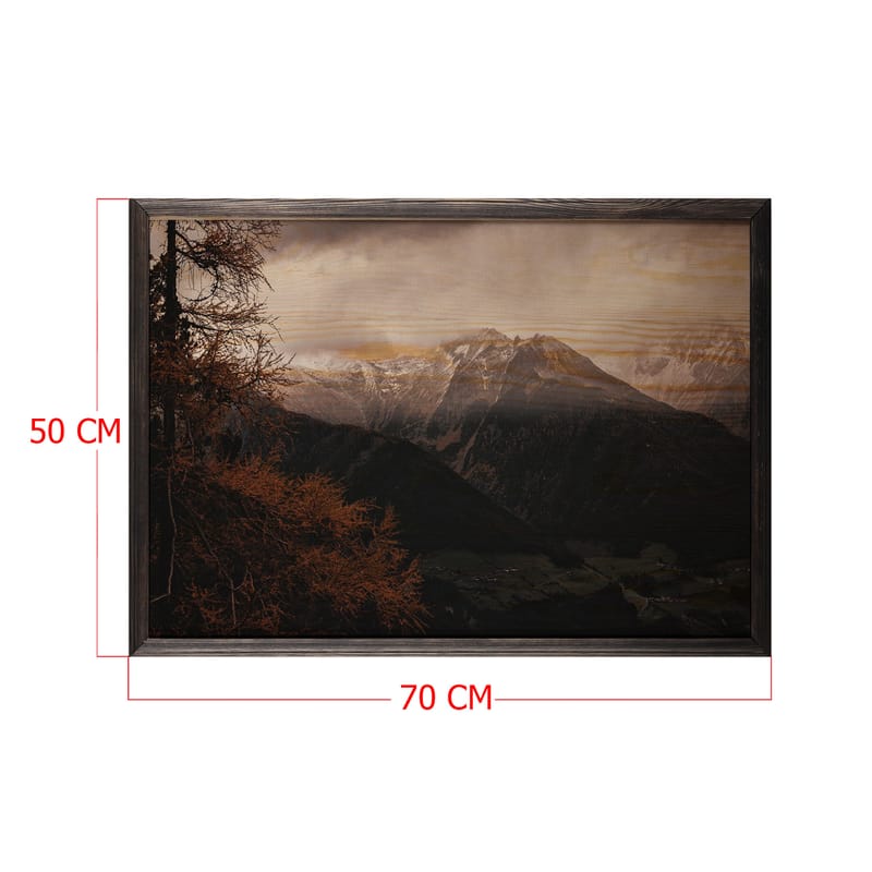 DEKORATIV INRAMAD målning 50x70 cm - Inredning & dekor - Tavlor & konst - Canvastavla