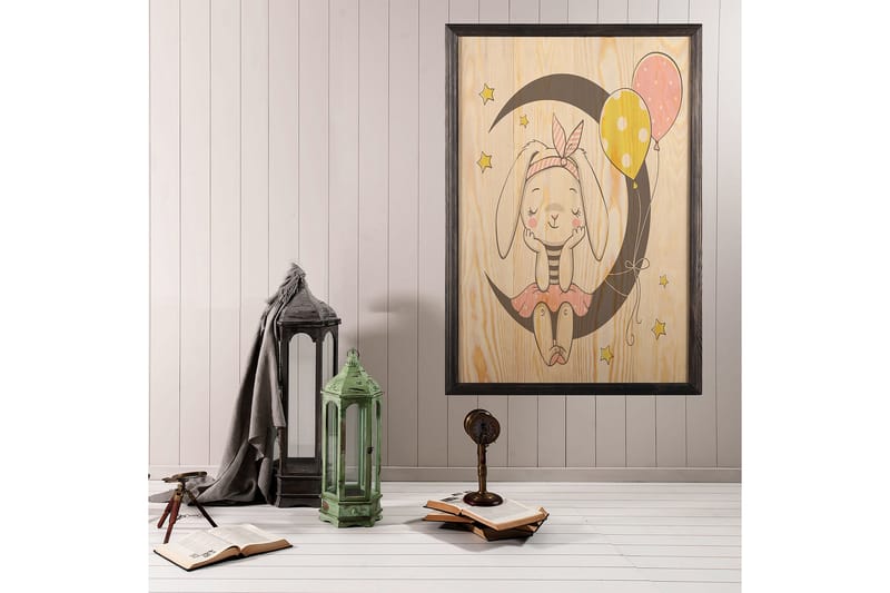 DEKORATIV INRAMAD målning 50x70 cm - Inredning & dekor - Tavlor & konst - Canvastavla