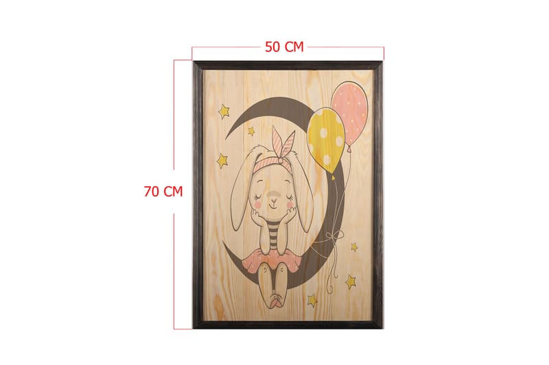 DEKORATIV INRAMAD målning 50x70 cm - Inredning & dekor - Tavlor & konst - Canvastavla