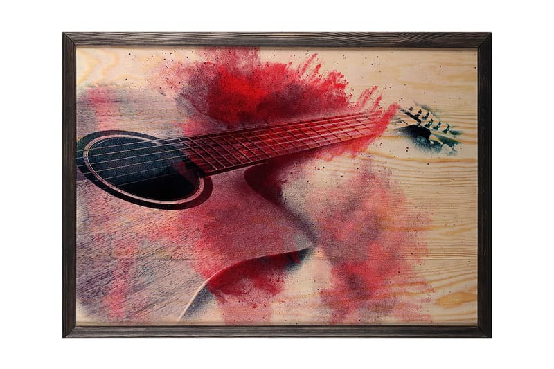 DEKORATIV INRAMAD målning 50x70 cm - Inredning & dekor - Tavlor & konst - Canvastavla