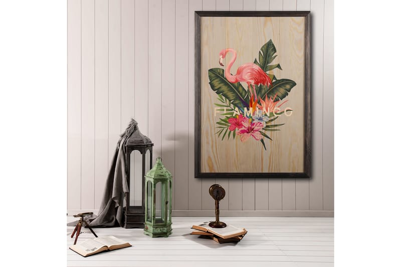 DEKORATIV INRAMAD målning 50x70 cm - Inredning & dekor - Tavlor & konst - Canvastavla