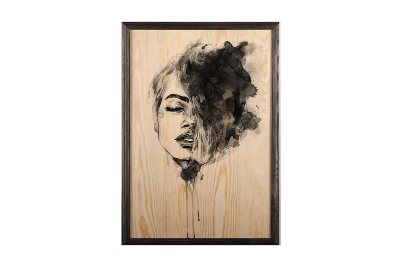DEKORATIV INRAMAD målning 50x70 cm - Inredning & dekor - Tavlor & konst - Canvastavla