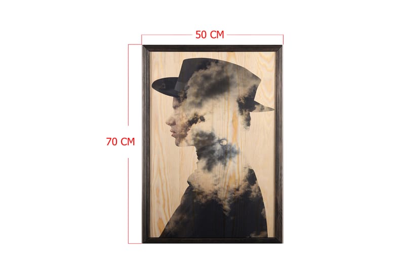 DEKORATIV INRAMAD målning 50x70 cm - Inredning & dekor - Tavlor & konst - Canvastavla