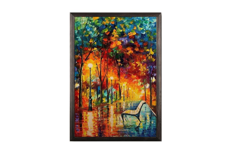 DEKORATIV INRAMAD målning 50x70 cm - Inredning & dekor - Tavlor & konst - Canvastavla