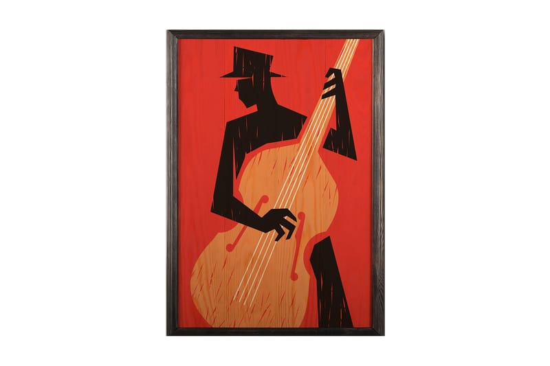 DEKORATIV INRAMAD målning 50x70 cm - Inredning & dekor - Tavlor & konst - Canvastavla