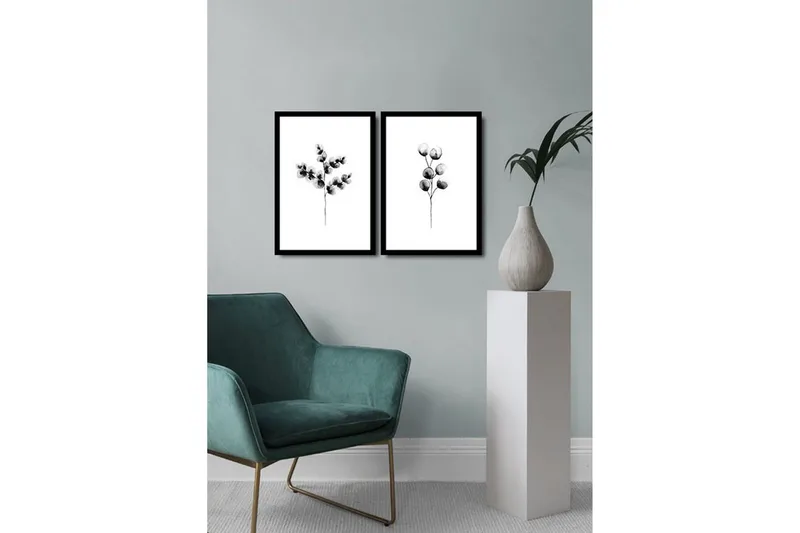 Dekorativ MDF-målning 2 Delar - Flerfärgad - Inredning & dekor - Tavlor & konst - Canvastavla