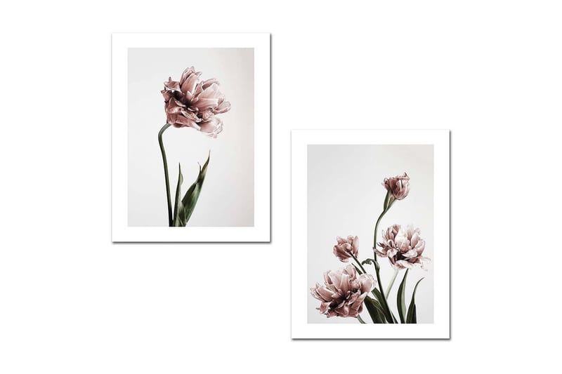 Dekorativ MDF-målning 2 Delar, Flerfärgad