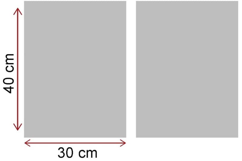 Dekorativ MDF-målning 2 Delar - Flerfärgad - Inredning & dekor - Tavlor & konst - Canvastavla
