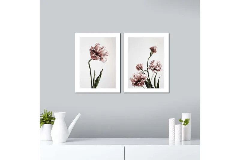 Dekorativ MDF-målning 2 Delar - Flerfärgad - Inredning & dekor - Tavlor & konst - Canvastavla