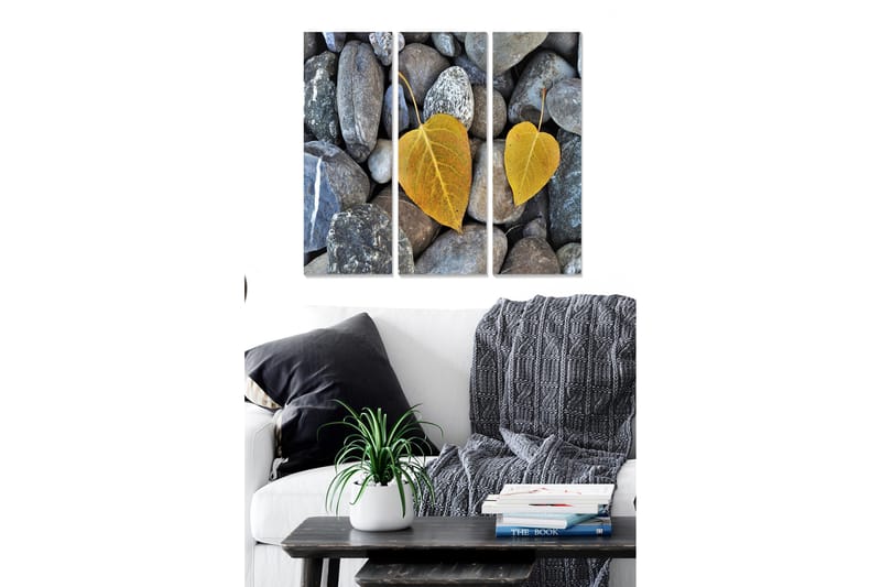 DEKORATIV MDF-MÅLNING 3-Delar 20x50 cm Flerfärgad - Inredning & dekor - Tavlor & konst - Canvastavla